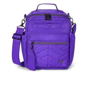 Lug “Alpine” Crossbody Bag- Violet